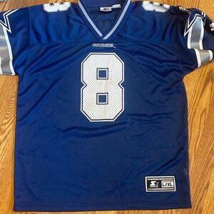 Mens L/ XL Dallas Cowboys Vintage 1990s Troy Aikman Jersey Excellent Condition